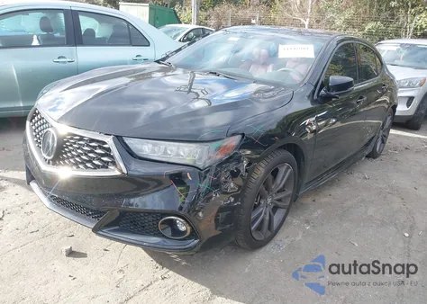 2018 Acura Tlx Tech A-Spec Pkgs z USA, uszkodzony, nr VIN 19UUB3F61JA004872